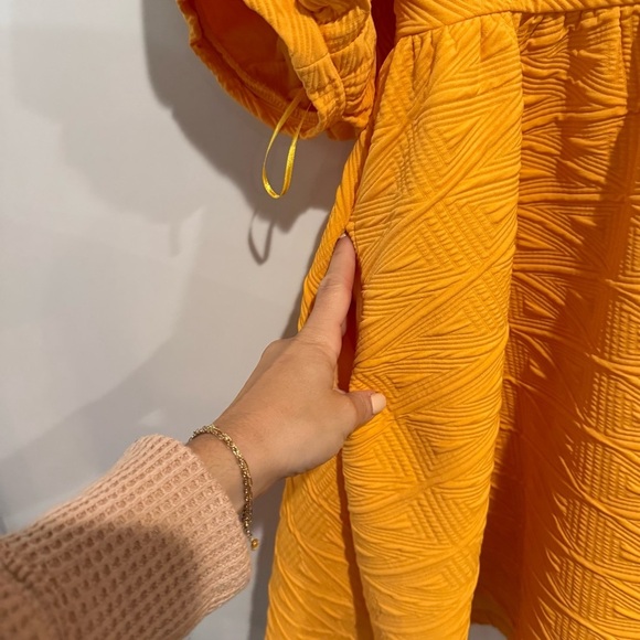 Free People Violet Mini Dress in Carrot Ginger - Picture 6 of 11